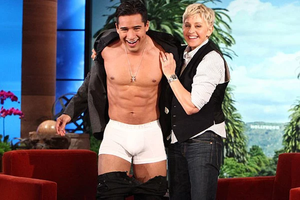 Mario Lopez Only Strips for Ellen DeGeneres – Hunk of the Day [PICTURES