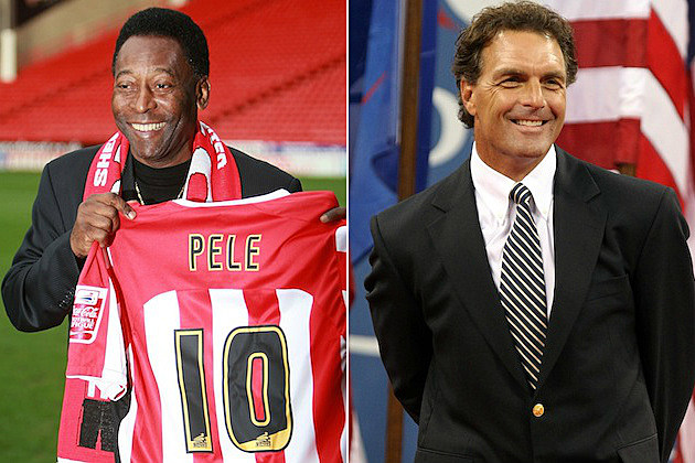 Pele and Doug Flutie